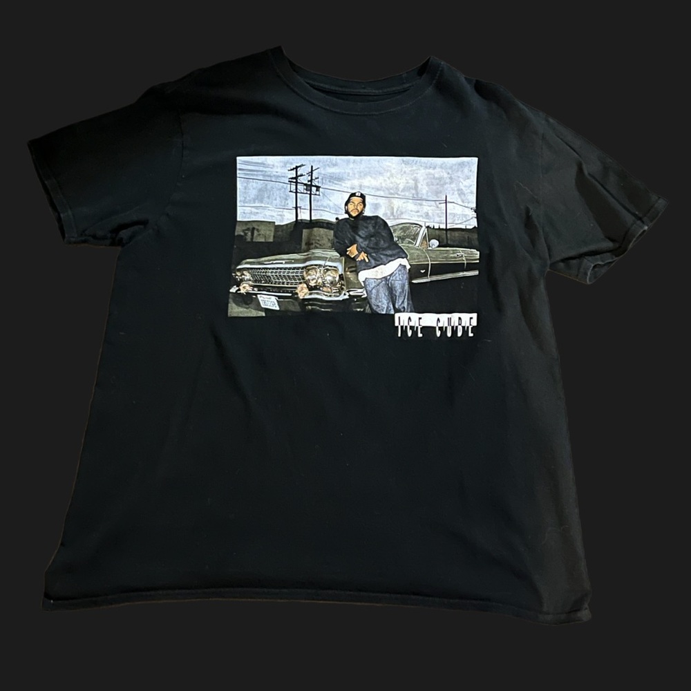 Black Ice Cube Rap Shirt